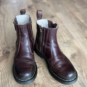 Cozy lined doc marten boots